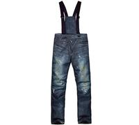 Mitef Men's Warm Thickened Ski Denim Pants Windproof Waterproof Snowboard Pants, Black, XXL