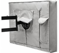 Mitef Outdoor Full TV Cover Weatherproof and Dust-proof Universal Protector, Fits 55" - 58" TVs, Grey