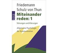 Von-Thun - Miteinander reden 1: Störungen und Klärungen - Communication Psychology - Paperback