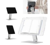 MITER 2-in-1 Magnetic Book & Tablet Stand - Detachable Acrylic Holder for Paper Books, Magnetic Mount for iPhone, iPad, Galaxy, Kindle, Boox, e-Reader Adjustable Innovative-Stand