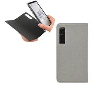 MITER 2in1 Case for Onyx Boox Palma 2 / Palma 1, Magnetic Detachable Flip Cover and Inner MagSafe compatible TPU Jelly Case with built-in Magnets with Auto Sleep/Wake function for Palma2 Gray