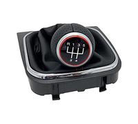 Miter 5/6 Speed Car Gear Shift Knob Lever Stick Boot Cover Case Replacement for Volkswagen VW Golf 5 MK5 R32 GTI 2004 2005 2006 2007 2008 2009 (Color Name : 6 Speed)(5 Speed)