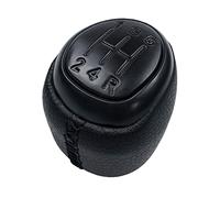 Miter 5/6 Speed Gear Shift Knob Leather Gaiter Boot Cover Case Lever Shifter Replacement for SAAB 93 9-3 SS 2003-2012 Car Styling Accessories (Color Name : 6 Speed Silver)(5 Speed Black)