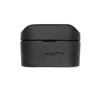 MITER Case Compatible with Sony LinkBuds S, Hand Crafted PU Leather Case Cover for WF-LS900N Linkbuds-S (Black)