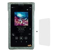 MITER Case Compatible with Sony NW-WM1AM2 / NW-WM1ZM2 Walkman, Handmade Italy Pueblo Leather Case Cover + Screen Protector for WM1AM2 WM1ZM2 (Dark Green)