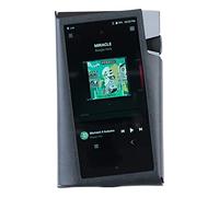 MITER CASE for Astell&Kern SR35, Hand Crafted Italy PU artificial Leather Cover for AK-SR35 (Black)