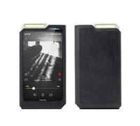 MITER Case for HiBy R4, Handmade Artificial PU Leather Cover for hibyr4 (Black)