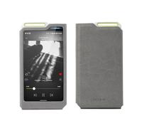 MITER Case for HiBy R4, Handmade Artificial PU Leather Cover for hibyr4 (Gray)