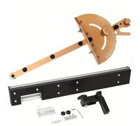 Miter Gauge with Laser Scale - Precision Aluminum Table Saw Router Tool for Accurate Cuts - Essential Woodworking DIY Ruler for Professional Results