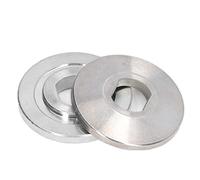 Miter Saw Blade Clamp Washer, 2Pcs Cutting Machine Pressure Plate Cemented Carbide Bearing Block for 10in Aluminum Mitre Saw