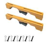 Miter Saw Mounting Brackets N087371 DW7231 use for Dewalt's DW723, DWX723, DWX724, and DWX725 DWX725B Heavy Duty Miter Saw. (2 pack) Yellow, Large