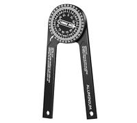Miter Saw Protractor Angle Finder Tool, 7 Inch Aluminum Metal Professional Mitre Protractor, Miter Gauge for Inside Outside Corner, Skirting Woodworking, Crown Molding, Carpenter, Plumber