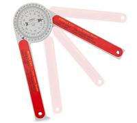 Miter Saw Protractor Angle Measuring Transfer Rule Replace for the #505P-7 Protractor for Miter Cuts, Plumbers, Carpenters Plastic Red