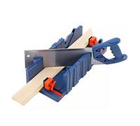 Miter Saw Storage Box, 45 Degree Miter Saw Box ABS Steel 45° Saw Storage Miter Box with Saw for Woodworking DIY Home Decoration