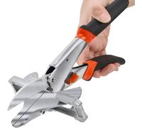 Miter Shears for Angular Cutting Molding,Quarter Round Cutting Tool,0-135 Degree Adjustable Angle Trim Shear,Multifunctional Trunking Shears for Cutting Soft Wood, Plastic, PVC and more