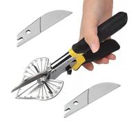 Miter Shears,Multi Angle Cutter,Miter Snips Cutting Tool for Angular Cutting of Moulding and Trim,Quarter Round Cutting Tool for Wood, Plastic, PVC
