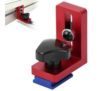 Miter Track Stop, 30 Type Chute Locator, T-Tracks Stop Chute Locator, T-Track Sliding Bracket Aluminium Alloy Backing Connector DIY Tool Woodworking Guide Rail