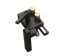 Miter Track Stop for Router Tables | Aluminum Alloy Sliding Limiter for 19mm T-Slots and Miter Tracks | Adjustable Woodworking Fence Stop(Right Short)