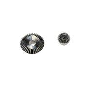 miter transmission 1set 0.5M 1:2 Bevel Gear 20T-40T 90 Degree Transmission Stainless Steel/Copper Gear 0.5 Module 20 Teeth 40 Teeth DIY Cnc Parts pinion mechanical ( Color : 20-40T Steel , Size : 5mm