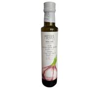MITERRA Cretan EVOO with Garlic - 2 x 250ml | Extra virgin olive oil flavoured with garlic from Crete. For salads, bread, pasta & grills. Glass. 500ml total.
