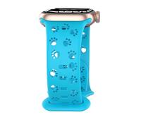 MITERV Silicone Band Compatible with Apple Watch Band 38mm 40mm 41mm 42mm 44mm 45mm 49mm, Hollow-Out Design Wristbands Soft Sport Breathable Watch Bands for iWatch Ultra Series 8 7 6 5 4 3 2 4