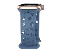 MITERV Silicone Band Compatible with Apple Watch Band 38mm 40mm 41mm 42mm 44mm 45mm 49mm, Hollow-Out Design Wristbands Soft Sport Breathable Watch Bands for iWatch Ultra SE Series Series 9 8 7 6 5 4 3