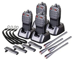 Mitex GENERAL XTREME IP66 UHF LICENSED HANDHELD TWO WAY RADIO (Quad Pack)