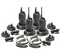 Mitex PMR446 LICENSE FREE HANDHELD TWO WAY RADIO (Quad Pack)