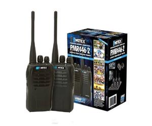 Mitex PMR446 Two-Way Radio - Twin Pack Compact and hard wearing license-free radios