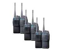 Mitex PMR446 Xtreme2 Six Pack Rugged IP66-rated two-way radios - perfect for deployment in demanding conditions.