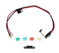 Mitheuum 2 ft SAE Battery Cable 10AWG with 5 Fuse for Mowers & Tractors | Versatile across solar panels, gas equipment, and lawn tools; 0.6 m length provides flexible routing while caps block dust.