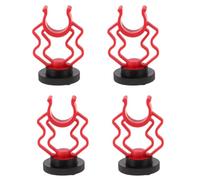 Mitheuum Microphone Bracket Compact Shock Mount for On-The-Go Audio Use | 4-Pack includes shock-mount adapters; protects against bumps, prevents during live performances in busy venues.