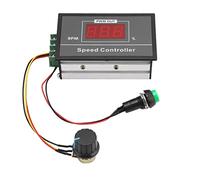 Mitheuum Speed Controller Display Showcase PWM Motor Regulator for DC 6-60V | LED speed readout, easy wiring, ABS body, 6-60V input, 0-30A output for demonstrations.