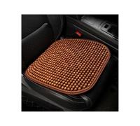 MITINGER Beaded Car Seat Covers Car Seat Cushion Summer Cool Single Piece Of Wood Beads Breathable Ventilation Cold Four Seasons Availabl(Brown 1 Pcs)