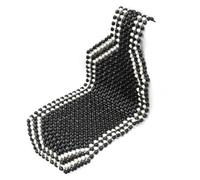 MITINGER Beaded Car Seat Covers Universal Summer Cool Wood Wooden Bead Seat Cover Massage Cushion Chair Car Auto Office Home 2 Colors Accessories(Black)