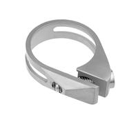 MITINGER Bicycle Seat Clamp,Bike Seat Quick Release Clamp 34.9mm/31.8mm Titanium Bicycle Seat Post Clamp Bike Saddle Seat Post Clamp(Color:34.9mm)