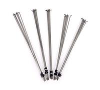 MITINGER Universal Bicycle Spokes 12 Mm Steel Spoke Length 253-290 Silver Color 304 Stainless Bike Spokes 14G Bicycle Diameter 10PCS(280mm)