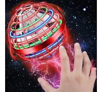 MITIZBLOX Flying Ball Toy For 4 5 6 Year Old, Hand Controlled Mini Drone Galactic Fidget Fly Spinner Cosmic Globe Boomerang with RGB Light, Outdoor Toy For Kids Boys Girls 3+