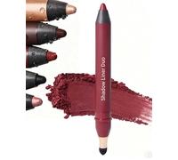 Mitlume Perfect Color Duo-Shadow Liner 2-In-1 Eyeliner & Eyeshadow, Shadow Liner Duo Plum, 24h Long-Lasting, Smudge-Proof Wear Eye Shadow Stick Makeup, Smokey Eye In Under Two Minutes (Heat)