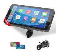 MITNOTY Motorcycle GPS Navigation, 6.5 Inch Apple CarPlay & Android Car, Waterproof Touch Screen, Bluetooth, IP67 Waterproof for Motorcycle, Dual Bluetooth, Siri/G-Assist, Portable Moto Screen