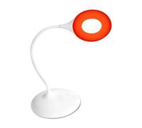 Mito Red Light - No Blue Light Lamp - Modern LED Rechargeable Table Lamp - Rechargable Desk Lamp - Bedside Touch Lamp - - Table Lamp for Whole House - No Flicker LED (633nm Red), White