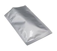 MITOB Flat Mylar Bags Zipper Lock Foil Bag 4 Mil Silver for Zip Food Storage Lock Resealable Aluminum Mylar Pouch Heat Sealable with Tear Notch (100, 3.1x4.3 inch)