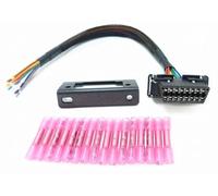 MITOB OBD2 J1962 Female to Open Pigtail Cable Bracket OBDii Port Replacement Cable 1ft/30cm