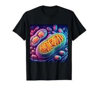 Mitochondria Cellular Biology Energy ATP Value Graphic T-Shirt, Men, Black, S