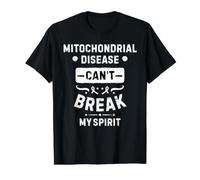 Mitochondrial Disease Can't Break My Spirit Value Graphic T-Shirt, Men, Black, M