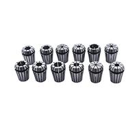 mitoharet 12-Pack ER25 Spring Collet Set 1/8in to 5/8in for CNC Workholding Engraving & Milling Lathe Tool