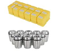 mitoharet 12-Pack ER32 Spring Collet Set 1/8in to 3/4in for CNC Workholding Engraving & Milling Lathe Tool