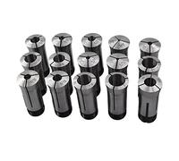mitoharet 15-Pack Precision 5C Collets Set Mill Collets Set 1/8In - 1In In Mill Chuck Holder for Taper Spindle Mill Machine