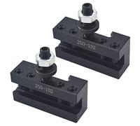 mitoharet 2-Pack AXA 250-102 Boring, Turning & Facing Tool Holders for Wedge Type Tool Post for Mini Lathe up to 12In, Quick Change Metal Lathe Tool Post for Turning Tools