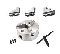 mitoharet 3 Jaw Self Centering Lathe Chuck K11-160 6Inch Lathe Chuck with Reversible Jaw Scroll for CNC Drilling Milling Machine Wood Turning